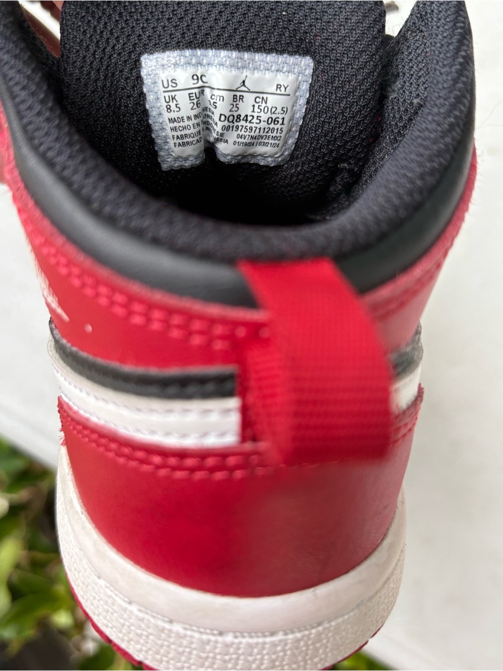 Nike Air Jordan 1 Mid Shoes Toddler Boys Size: 9C - Picture 6 of 7